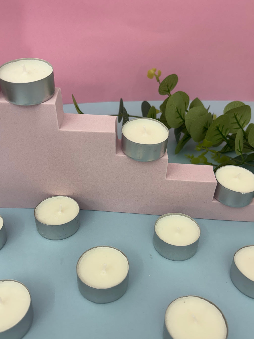 Velas de té sin aroma