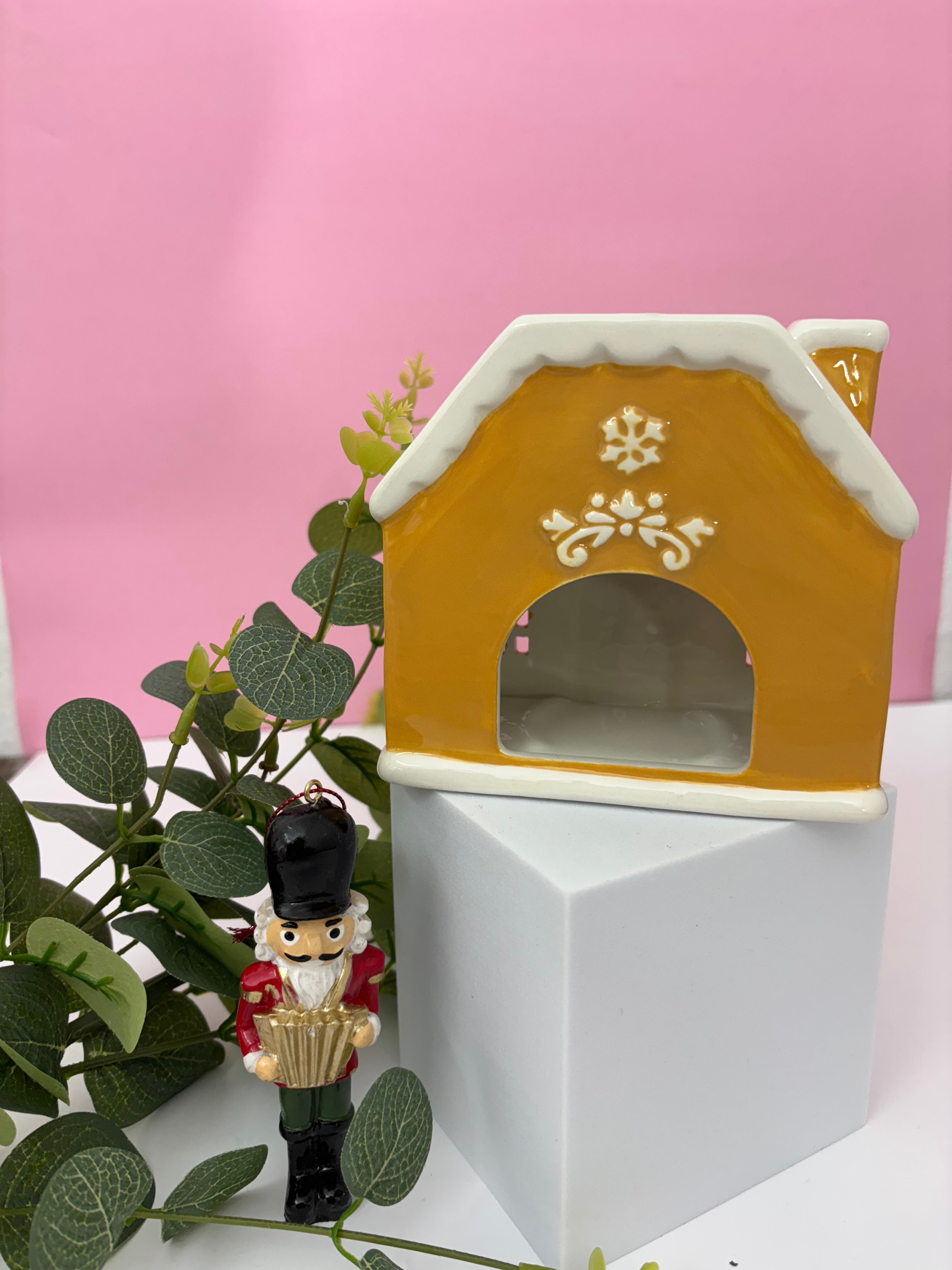 Quemador casa de jengibre