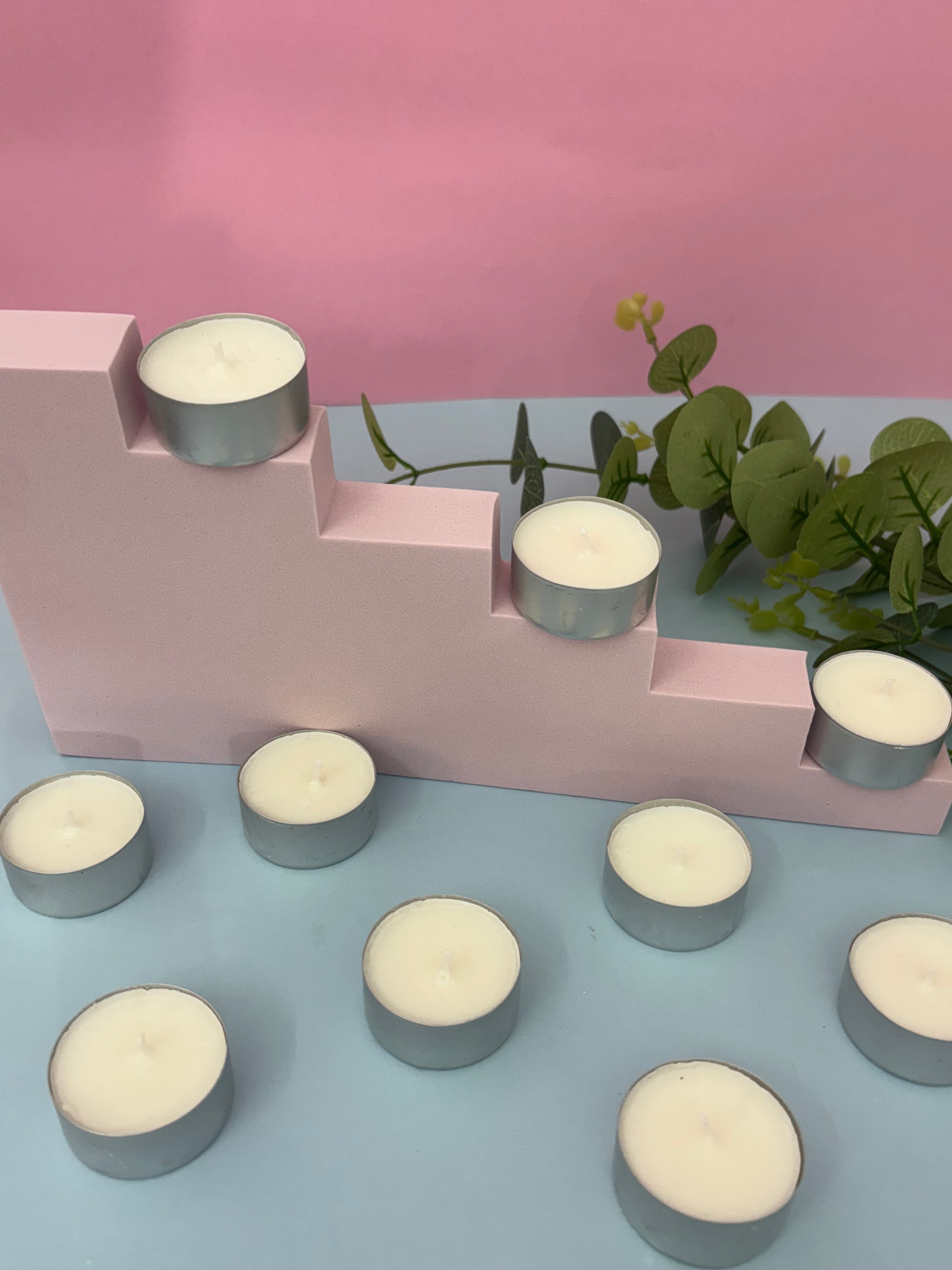 Velas de té sin aroma